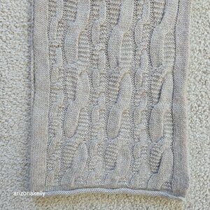 Nordstrom Cashmere Cable Knit Tan Classic